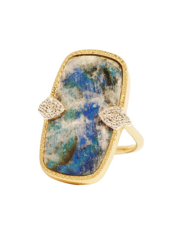 Sangha Ring - Onyx / Moonstone