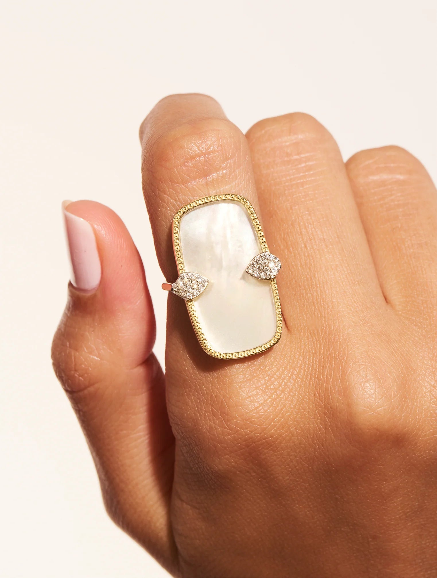 Sangha Ring -  Mother of Pearl