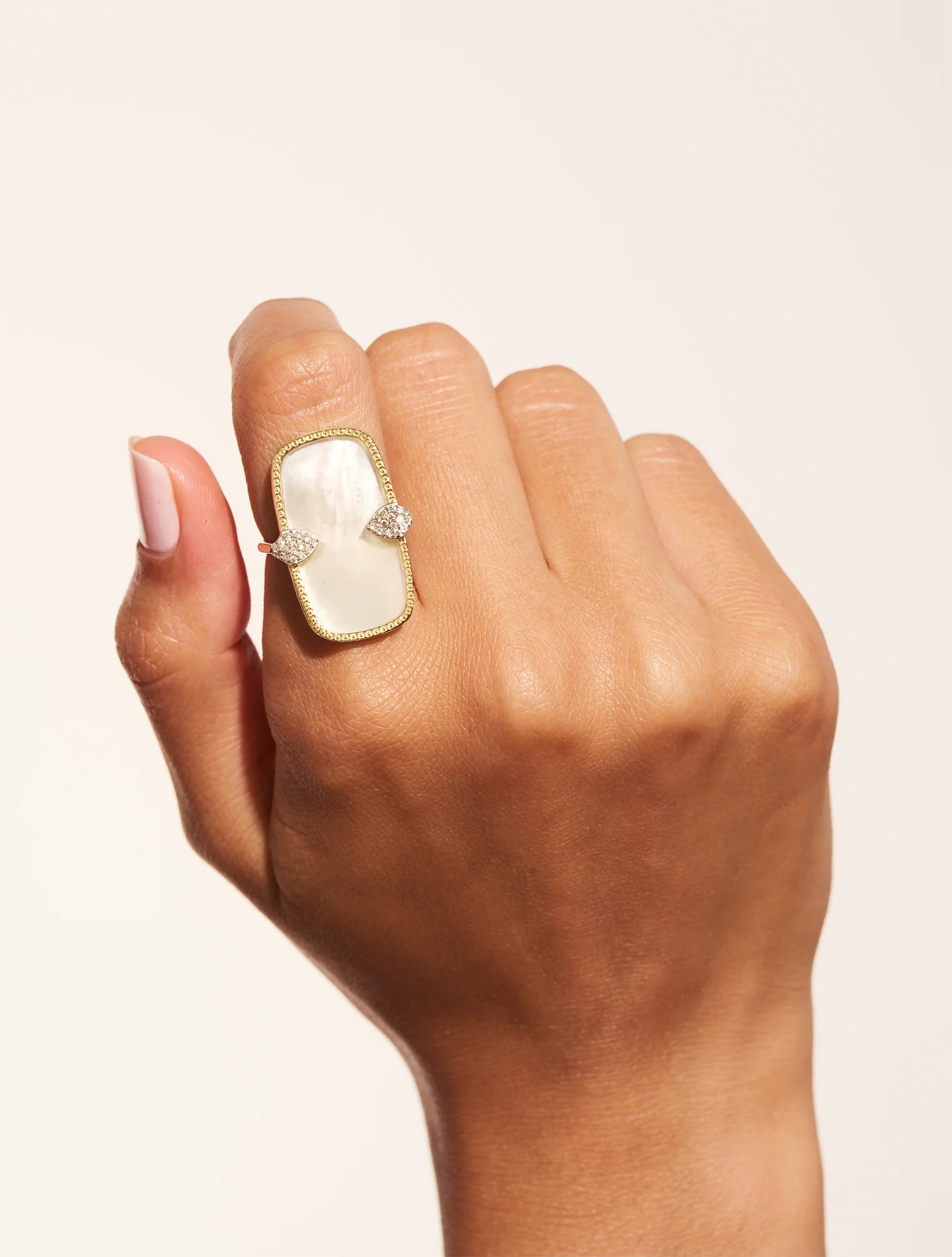 Sangha Ring -  Mother of Pearl