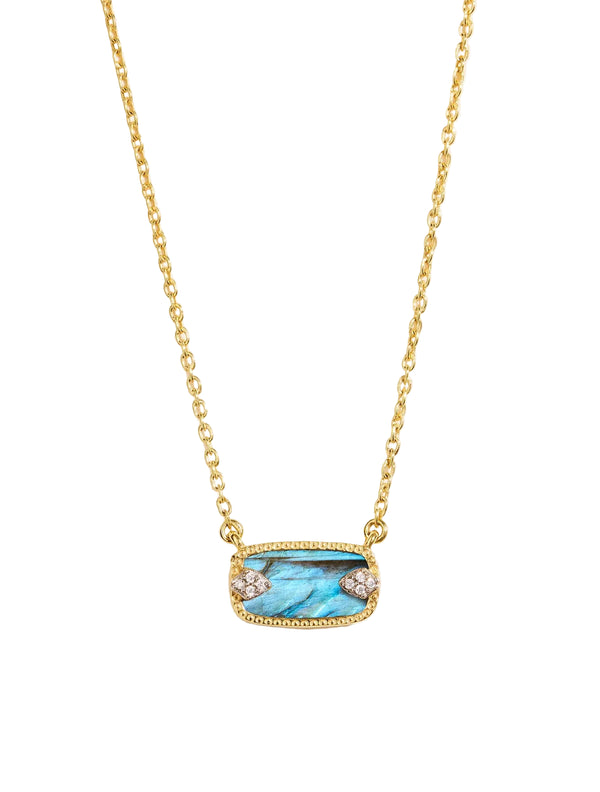 Sangha Necklace - Labradorite