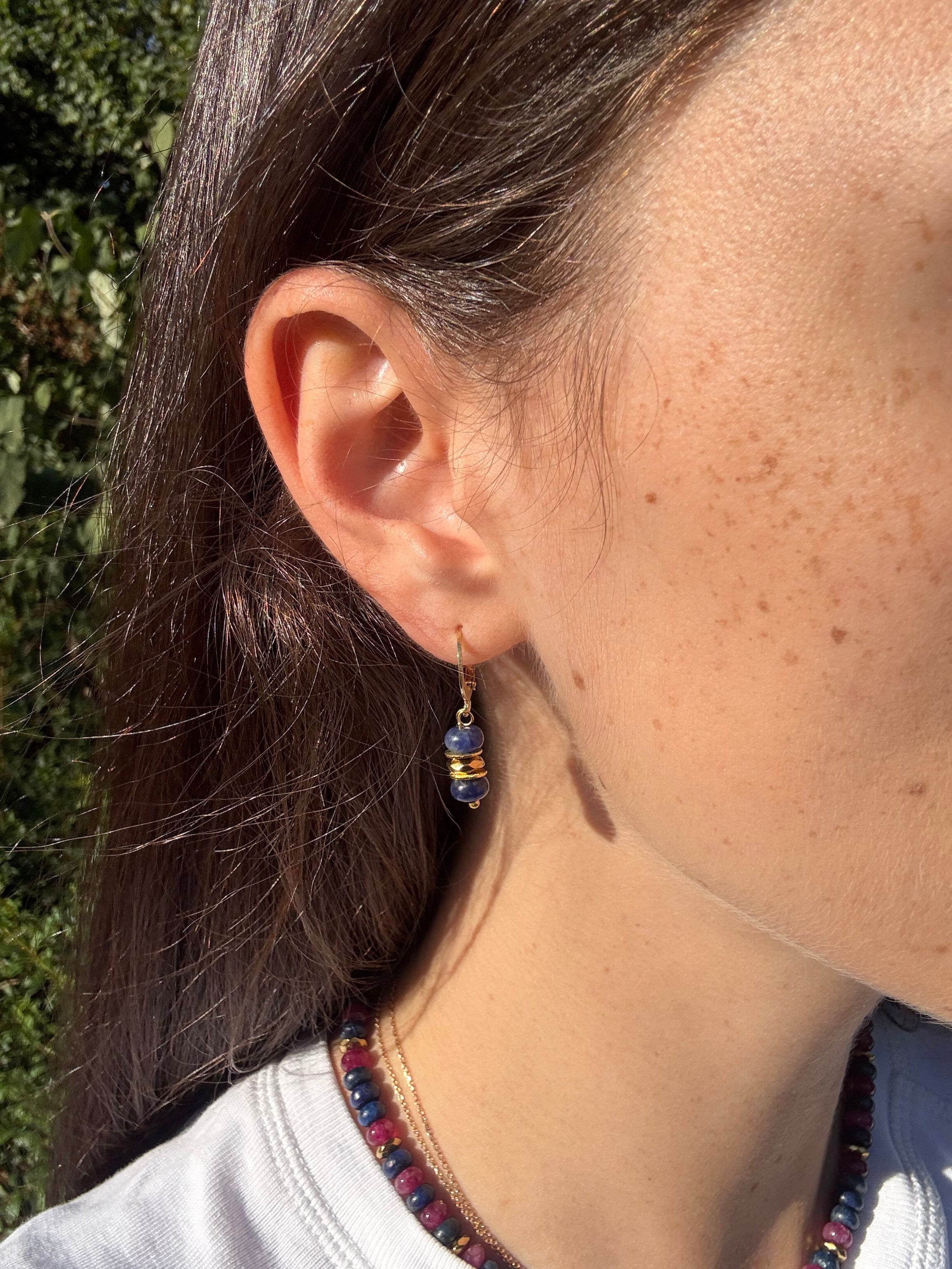 Élixir Earrings – Lapis Lazuli