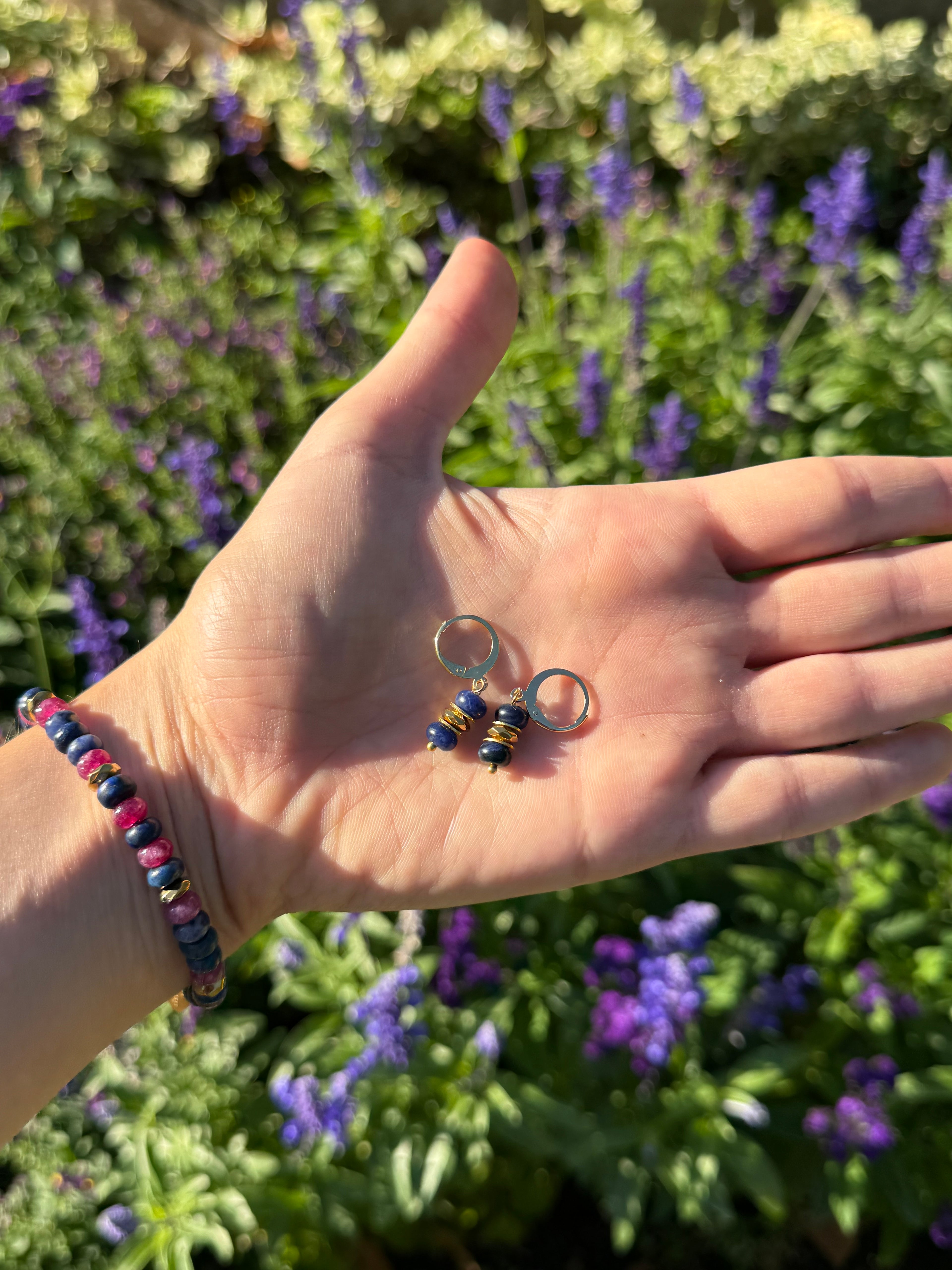 Élixir Earrings – Lapis Lazuli