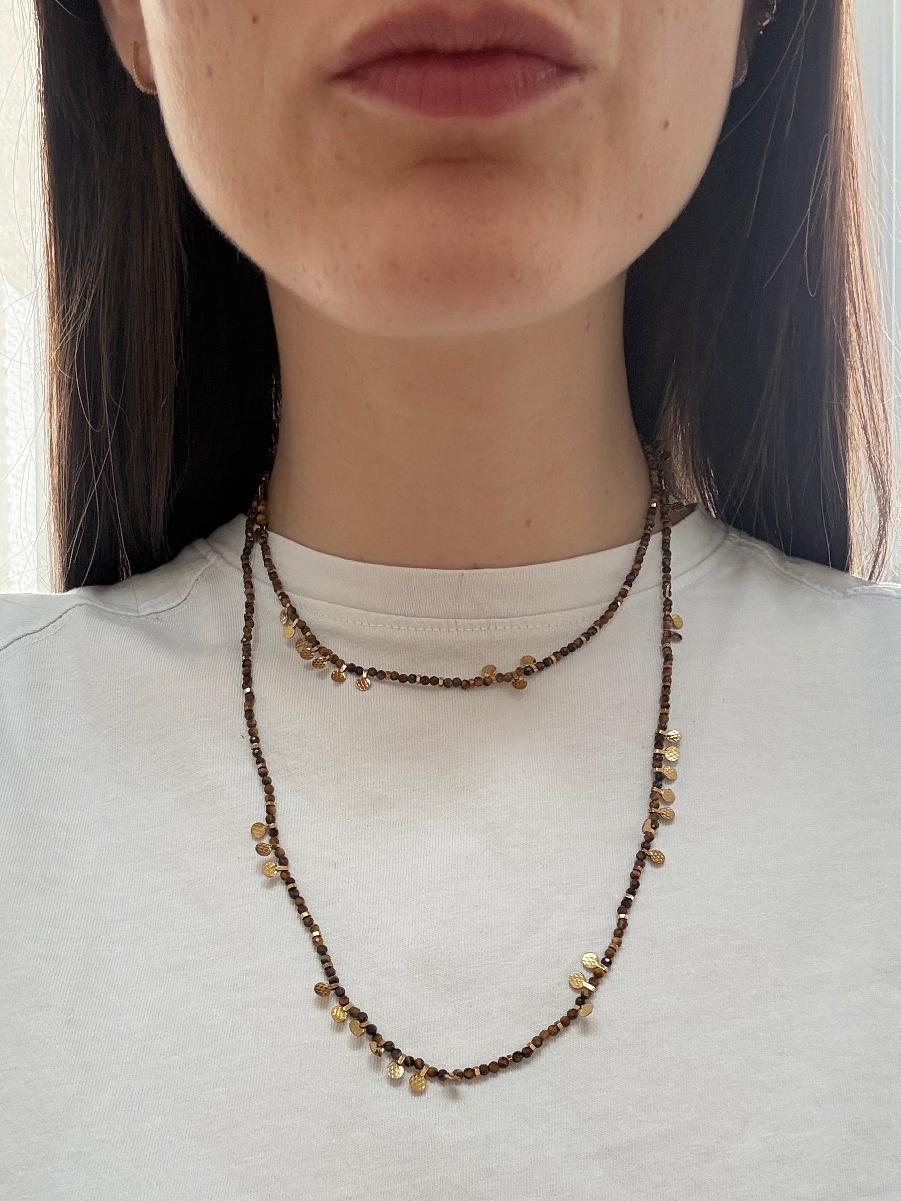 The Valentina Necklace - Tiger's Eye