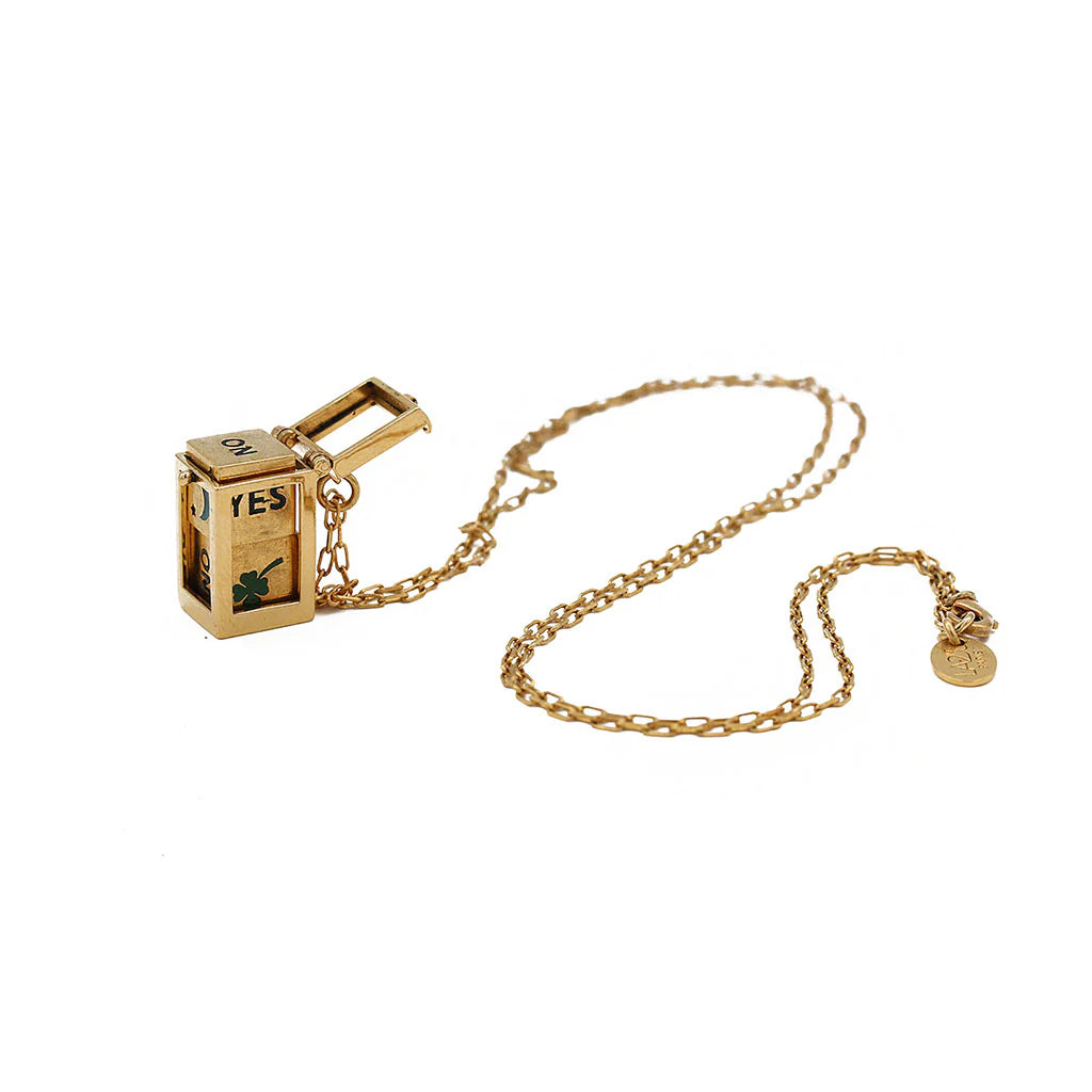 Sacha Necklace Dice Cage Amulet