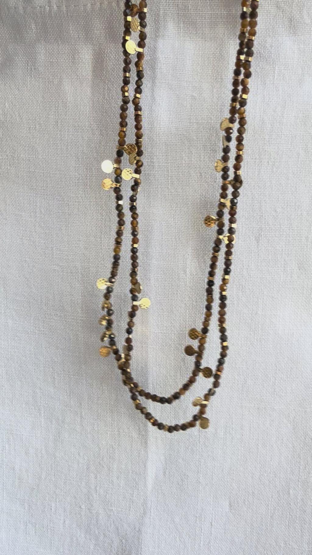 The Valentina Necklace - Tiger's Eye