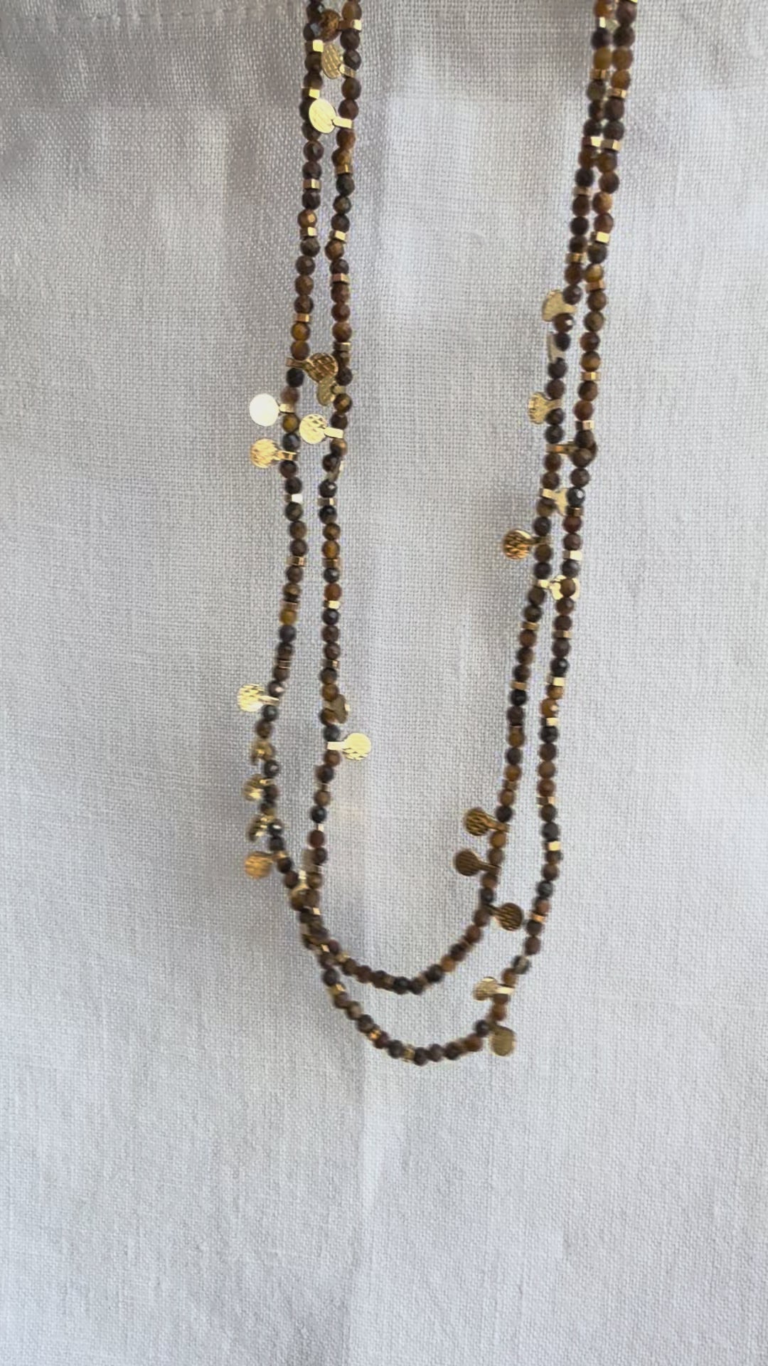 The Valentina Necklace - Tiger's Eye