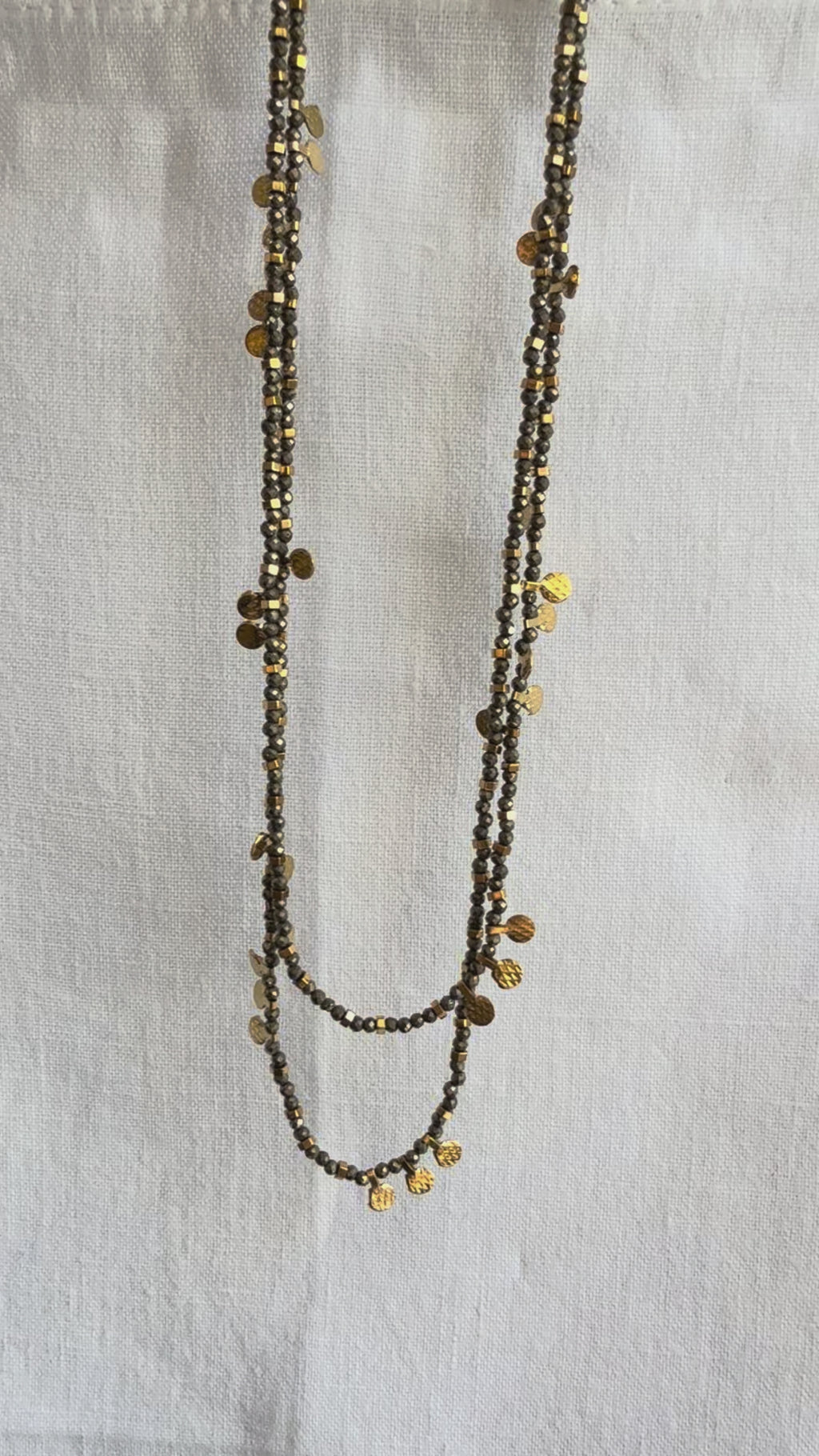The Valentina Necklace (Pyrite)