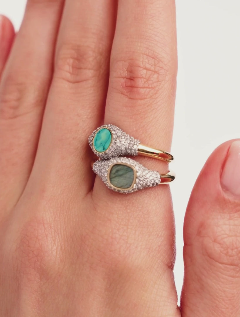 Bague Holi - Labradorite