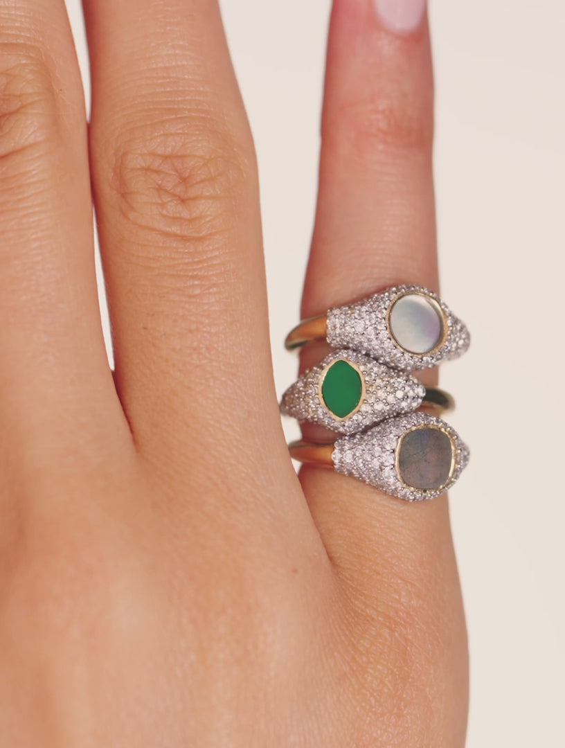 Gigi Ring - Green Onyx