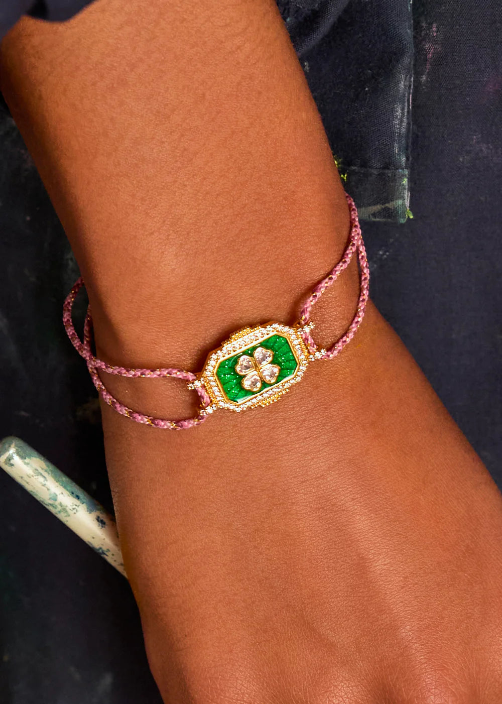 Green Clover Boheme - Bracelet